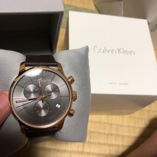 カルバンクライン(Calvin Klein)のカルバン・クライン 時計 モノグラム ゴールド(腕時計(アナログ))