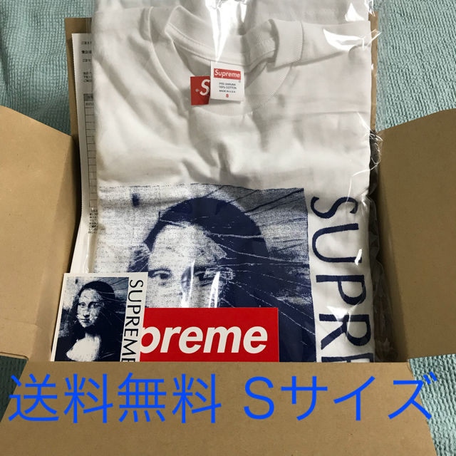 WhiteSizeSupreme Mona Lisa Tee White Sサイズ モナリザ 白