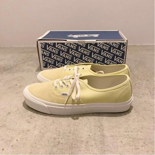 バンズボルト(VANS VAULT)のVANS VAULT OG Authentic LX バンズ ボルト イエロー(スニーカー)