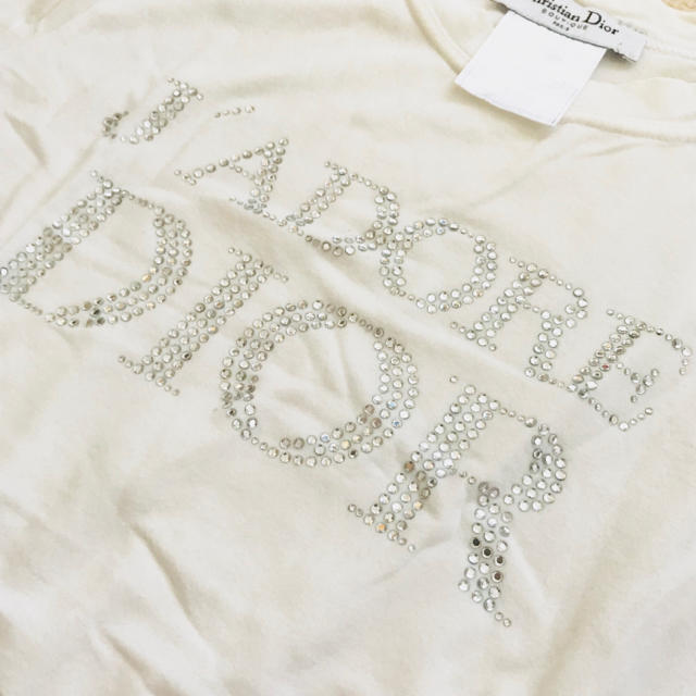 Christian Dior(クリスチャンディオール)のChristian Dior レディース Tシャツ ホワイト レディースのトップス(Tシャツ(半袖/袖なし))の商品写真