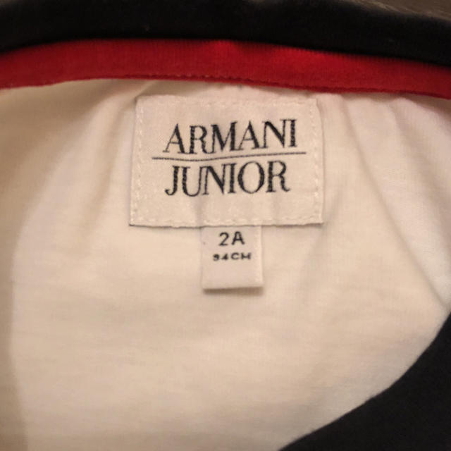 ARMANI JUNIOR(アルマーニ ジュニア)のアルマーニ トップス 美品 キッズ/ベビー/マタニティのキッズ服男の子用(90cm~)(Tシャツ/カットソー)の商品写真