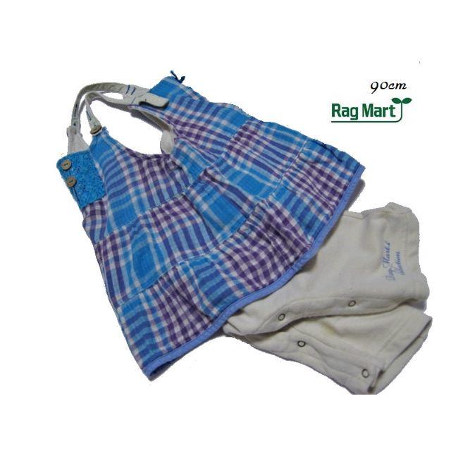 RAG MART(ラグマート)の■RAG・MART/ラグマート■ ベビー　90cm 重ね着風ロンパース  キッズ/ベビー/マタニティのキッズ服女の子用(90cm~)(ワンピース)の商品写真