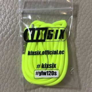 120cm kixsix 丸紐 ROPELACE NEON YELLOW (その他)