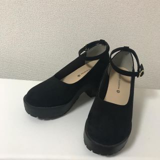 マジェスティックレゴン(MAJESTIC LEGON)のMAJESTIC LEGON 厚底 パンプス 黒(ハイヒール/パンプス)