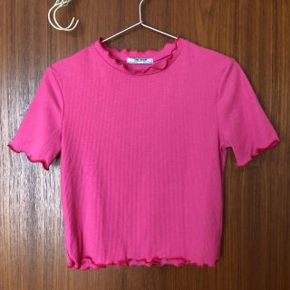 ザラ(ZARA)のリブTシャツ(Tシャツ(半袖/袖なし))