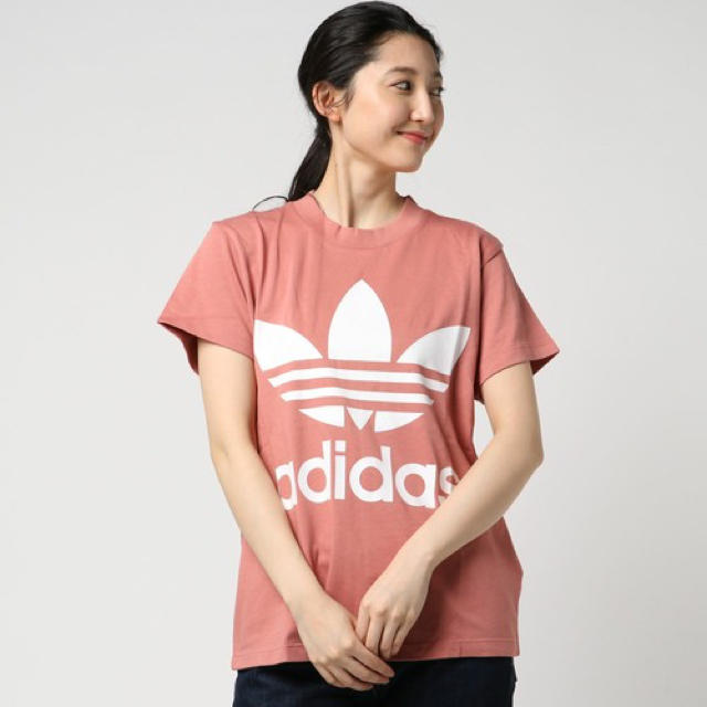 新品未使用 adidas ロゴＴシャツ ピンク