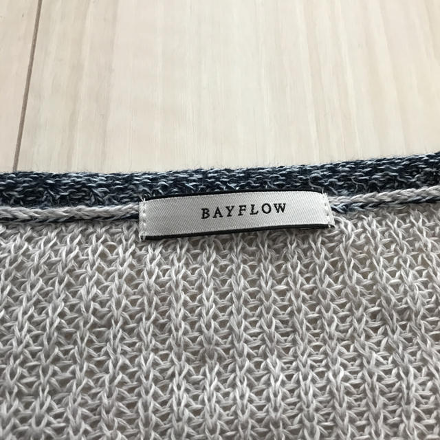 BAYFLOW(ベイフロー)の〈Apple様専用〉メンズ BAYFLOW サマーニット Lサイズ メンズのトップス(ニット/セーター)の商品写真