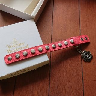 ヴィヴィアンウエストウッド(Vivienne Westwood)のヴィヴィアンレザーブレスレットCALLARO新品本物(ブレスレット/バングル)