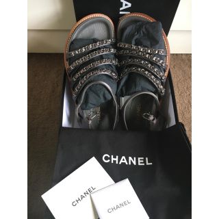 シャネル(CHANEL)のCHANEL💓チェーンサンダル(サンダル)