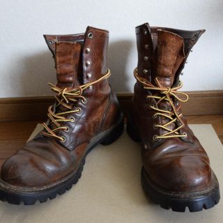 28cm red wing 10ホール　ブーツ ブラウン