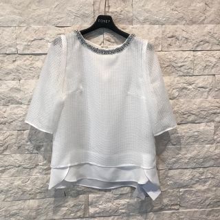 ジャスグリッティー(JUSGLITTY)のジャスグリッティー ビジューつきブラウス(シャツ/ブラウス(長袖/七分))