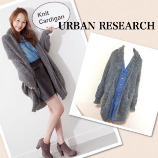 アーバンリサーチ(URBAN RESEARCH)のURモヘアカーディガン(カーディガン)