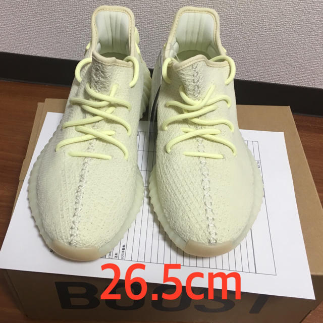 プロモーション到着 YEEZY BOOST 350 V2 BUTTER 26.5 イージーブースト