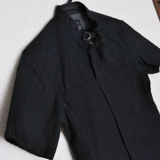 ニコルクラブフォーメン(NICOLE CLUB FOR MEN)のNICOLE CLUB FOR MEN スタンドカラー半袖 サイズ48(シャツ)