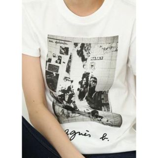 アニエスベー(agnes b.)のagnes b.🌟アニエスベー×アダムエロペ  ロゴTシャツ  プリント 転写(Tシャツ(半袖/袖なし))