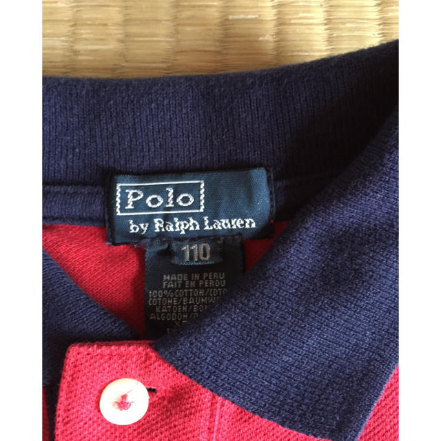 POLO RALPH LAUREN(ポロラルフローレン)のポロラルフローレン 半袖ポロシャツ 110 キッズ/ベビー/マタニティのキッズ服男の子用(90cm~)(Tシャツ/カットソー)の商品写真