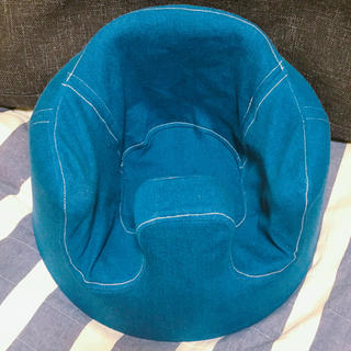 バンボ(Bumbo)のバンボカバー バンボ カバー デニム ハンドメイド 美品 白ステッチ (その他)