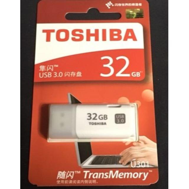 32GB USBメモリ 新品 東芝 USB3.0 対応 高速 USBメモリー スマホ/家電/カメラのPC/タブレット(PC周辺機器)の商品写真