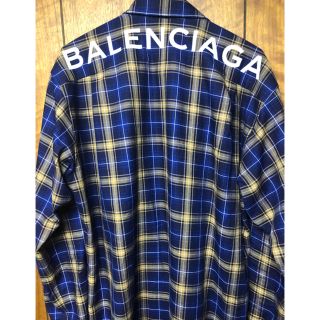 BALENCIAGA チェックシャツ