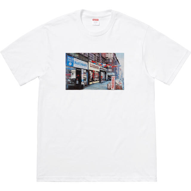 supreme Hardware Tee 白-