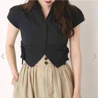 スライ(SLY)のSLY VINTAGE COLLAR PEPLUM TOPS 2018ss新作(シャツ/ブラウス(半袖/袖なし))