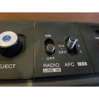 70年代 SONY ラジオカセットテープレコーダー CF-1765ジャンク