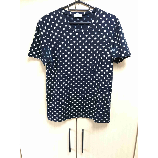 正規 Dior Homme ディオールオム スター 星 総柄 Tシャツ