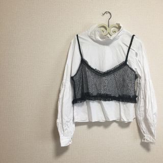 ザラ(ZARA)のZARA ビスチェ付きブラウス(シャツ/ブラウス(長袖/七分))