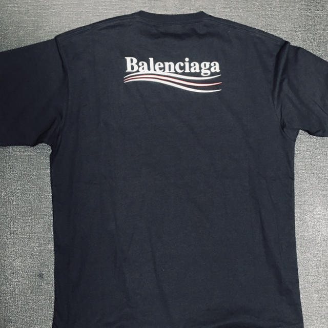 国産お得 Balenciaga - Mサイズ BALENCIAGA ロゴ Tシャツ 2018の通販