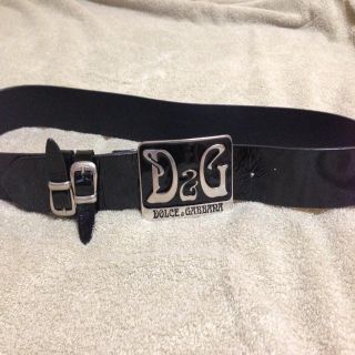 ドルチェアンドガッバーナ(DOLCE&GABBANA)のD&G ロゴベルト(ベルト)