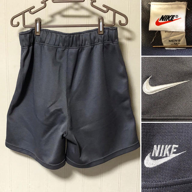 日本製 銀タグ 90s NIKE ナイキ ハーフパンツ ショートパンツ グレー