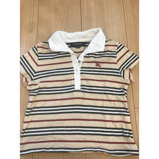 BURBERRY(バーバリー)のバーバリー 女の子用半袖ポロシャツ 110 キッズ/ベビー/マタニティのキッズ服女の子用(90cm~)(Tシャツ/カットソー)の商品写真