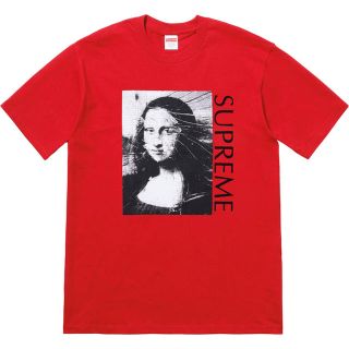 シュプリーム(Supreme)のsupreme モナリザ 赤 L シュプリーム  red tee(Tシャツ/カットソー(半袖/袖なし))