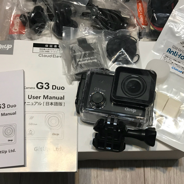 GoPro(ゴープロ)のぺろ様専用 gitup g3 duo ウェアラブルカメラ アクションカメラ スマホ/家電/カメラのカメラ(コンパクトデジタルカメラ)の商品写真