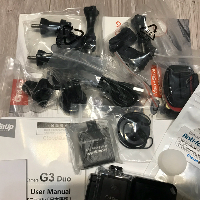 GoPro(ゴープロ)のぺろ様専用 gitup g3 duo ウェアラブルカメラ アクションカメラ スマホ/家電/カメラのカメラ(コンパクトデジタルカメラ)の商品写真