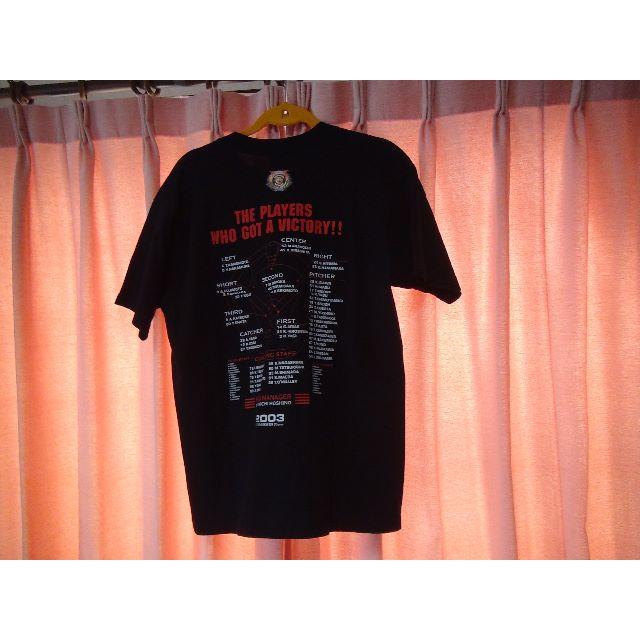 阪神タイガース(ハンシンタイガース)の阪神タイガースのＴシャツ（Ｍ～Ｌ）２００３ ！。 メンズのトップス(Tシャツ/カットソー(半袖/袖なし))の商品写真