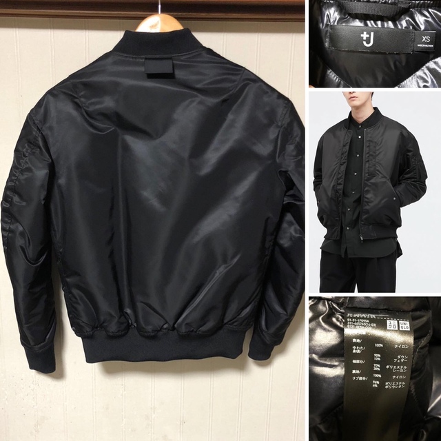 UNIQLO - ユニクロ+J ハイブリッドダウンオーバーサイズ MA-1 UNIQLO - ユニクロ+J ハイブリッドダウンオーバーサイズ MA-1