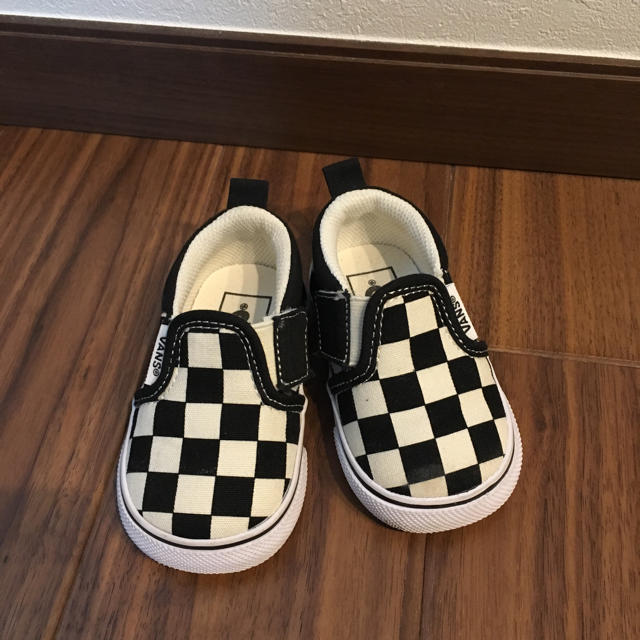 VANS(ヴァンズ)のバンズ スリッポン ベビーサイズ 12cm キッズ/ベビー/マタニティのベビー靴/シューズ(~14cm)(スニーカー)の商品写真