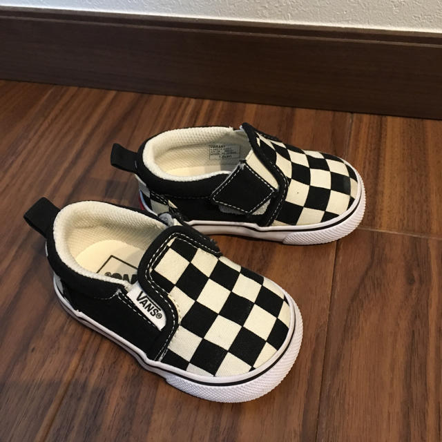 VANS(ヴァンズ)のバンズ スリッポン ベビーサイズ 12cm キッズ/ベビー/マタニティのベビー靴/シューズ(~14cm)(スニーカー)の商品写真