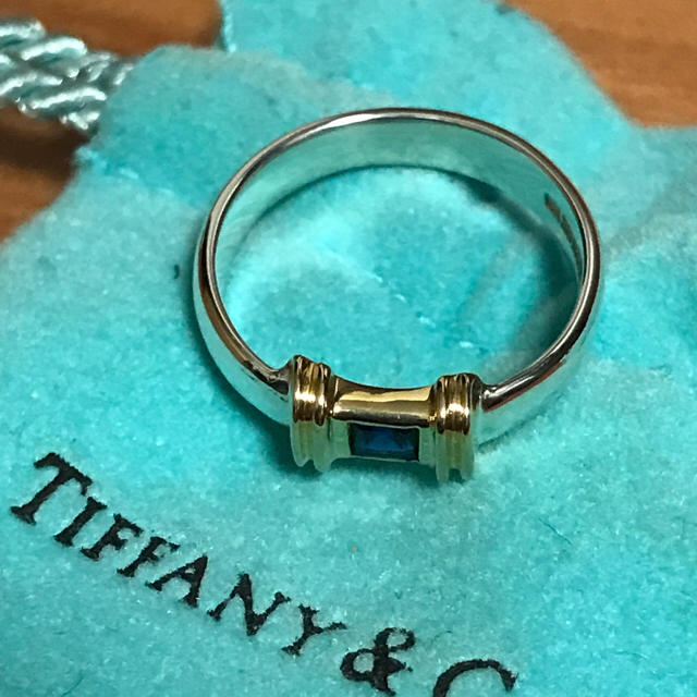 レア　TIFFANY&Co. ティファニー コンビ リング　ヴィンテージ