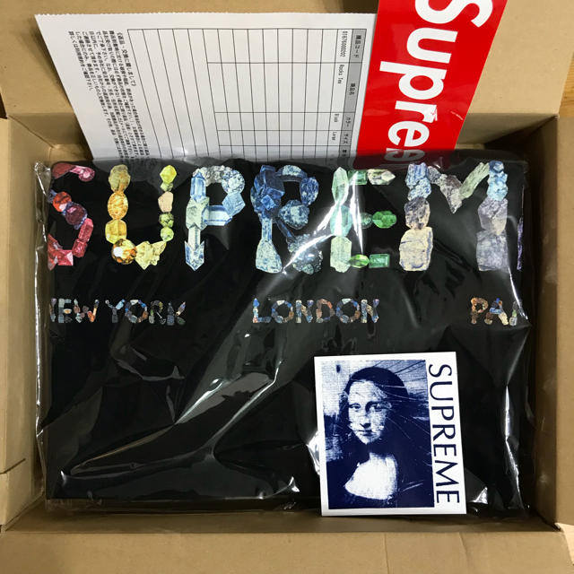 L Supreme Rocks Tee Black 黒