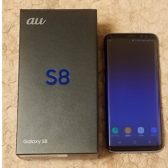 SIMフリー Galaxy s8 超美品 au SCV36 SIMロック解除済み 本命ギフト ...