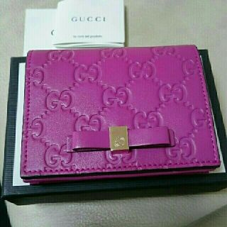 グッチ(Gucci)の【momo様専用】新品未使用 GUCCI カードケース 名刺入れ グッチ(名刺入れ/定期入れ)