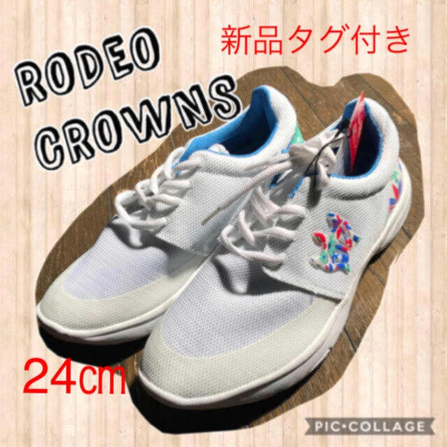 RODEO CROWNS WIDE BOWL(ロデオクラウンズワイドボウル)のB'z Live DVD発売日記念SALE‼️rcwbフラワーパッチスニーカー レディースの靴/シューズ(スニーカー)の商品写真