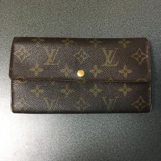 ルイヴィトン(LOUIS VUITTON)のルイヴィトン  モノグラム  二つ折り長財布(財布)