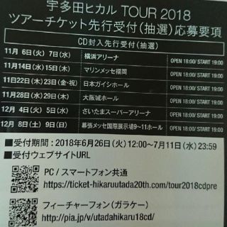 宇多田ヒカル TOUR2018(国内アーティスト)