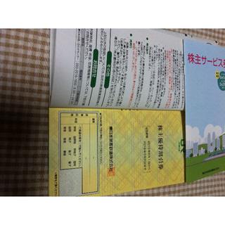 ジェイアール(JR)の☆JR東日本 鉄道株主優待券 1枚 + 株主サービス券 1冊(鉄道乗車券)
