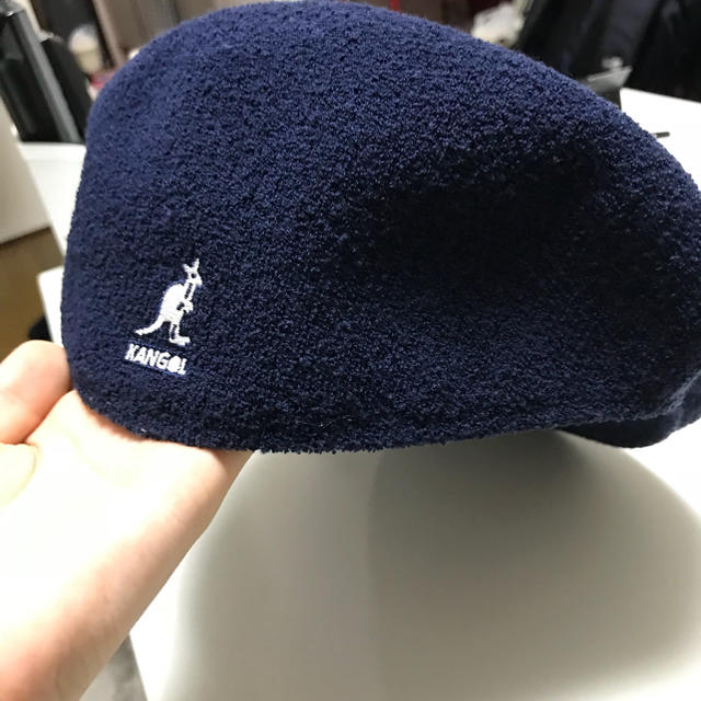 KANGOL(カンゴール)のKANGOL ハンチング ネイビー 夏用 メンズの帽子(ハンチング/ベレー帽)の商品写真