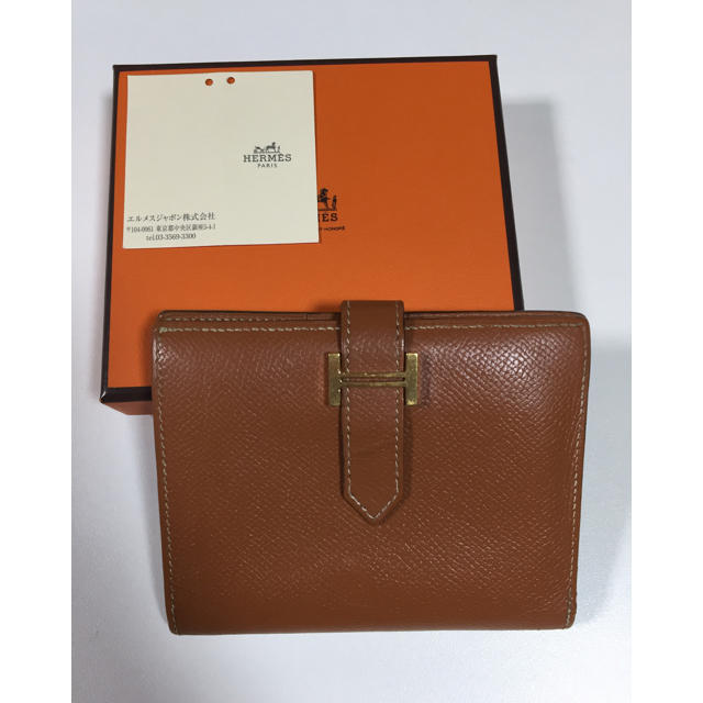 新品本物 Hermes - コンパクト ベアン エルメス 財布 - dvalima.com.br