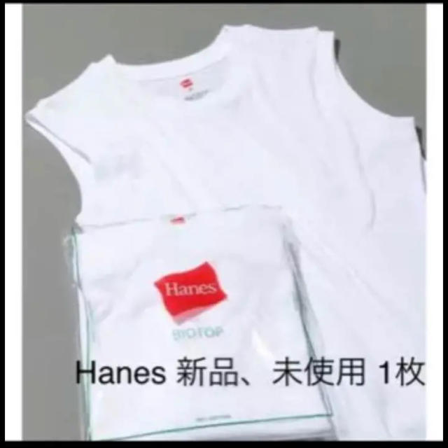 Adam et Rope'(アダムエロぺ)のHanes FOR BIOTOP ノースリーブ 袖なし 1枚 レディースのトップス(Tシャツ(半袖/袖なし))の商品写真